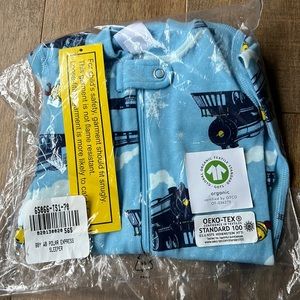 NWT/Hanna Andersson POLAR EXPRESS zip/footless sleeper size 6-12 mo.